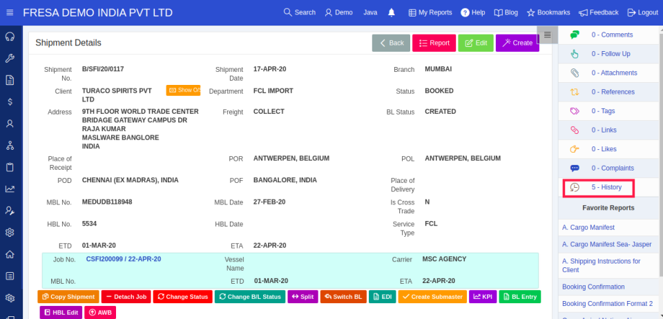 screenshot of Fresa XPress
